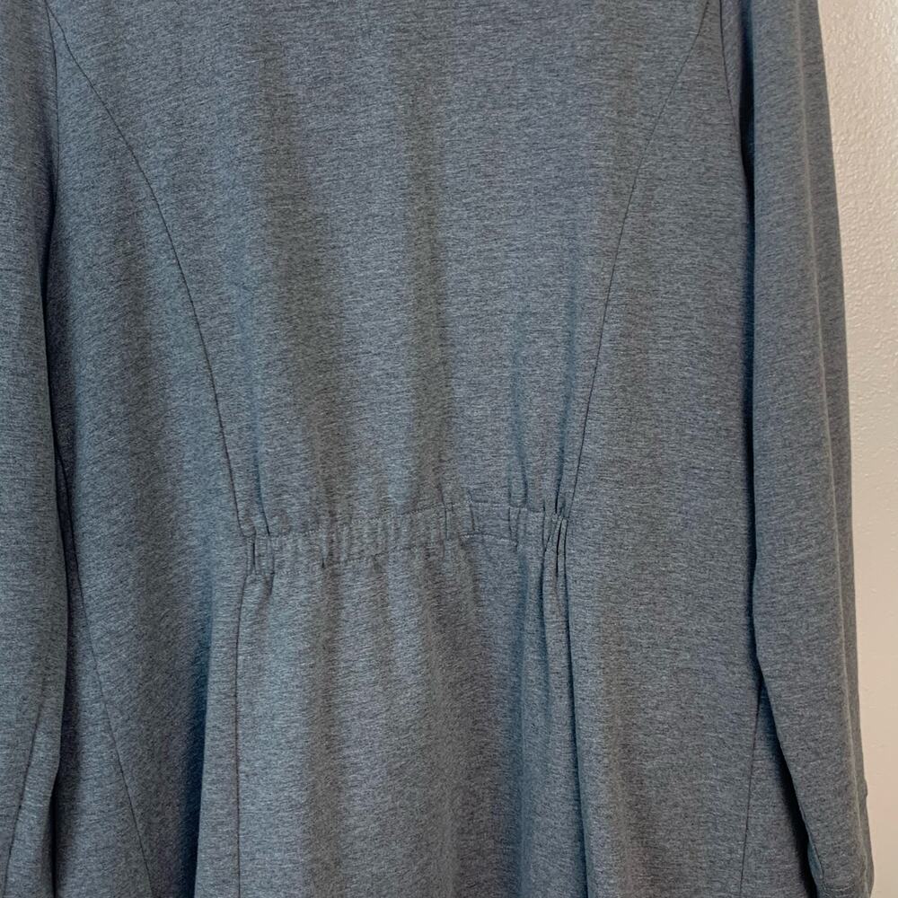 H by Halston Gray Open Jacket with Pockets Size Medium - Picture 7 of 11